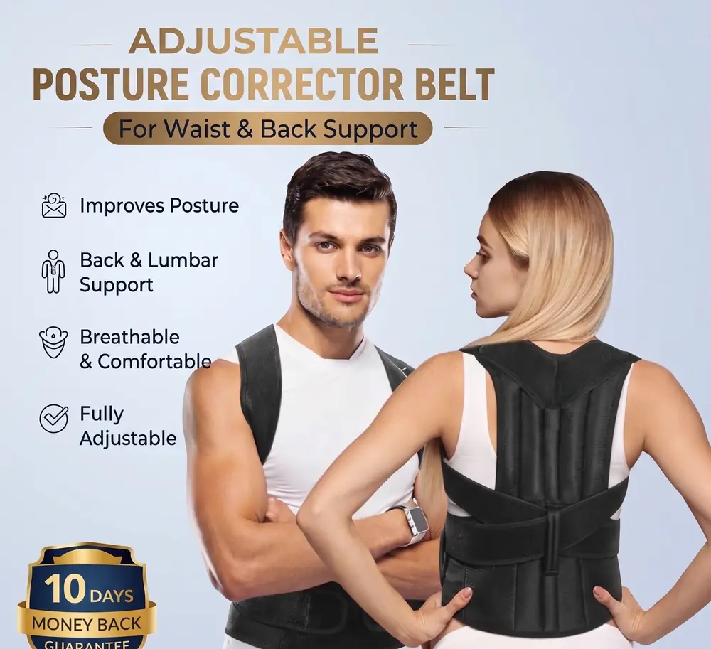 Doctor Plus Back Posture Corrector – Relieve Back Pain & Improve Posture